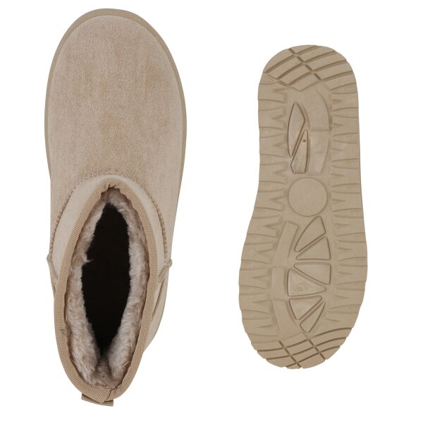 Stiefelparadies Damen Winter Boots in Khaki Bis zu 55% Rabatt