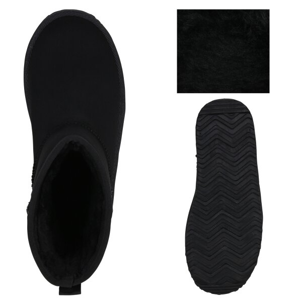 Stiefelparadies Damen Winter Boots in Altrosa Verkauf