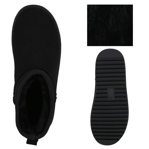 Stiefelparadies Damen Winter Boots in Schwarz Meist gekauft