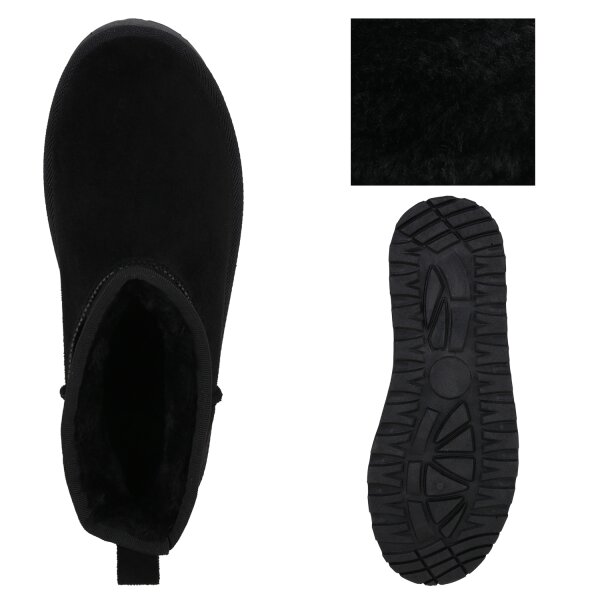 Stiefelparadies Damen Winter Boots in Schwarz Rabatt
