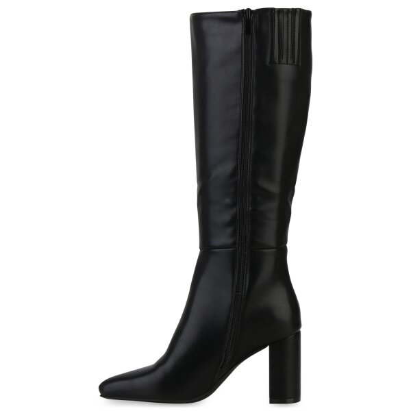 Stiefelparadies Damen Klassische Stiefel in Schwarz Tägliche Deals