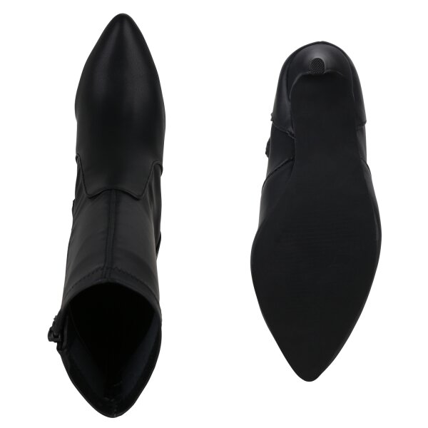 Stiefelparadies Damen High Heels in Schwarz Vierteljährliche Förderung