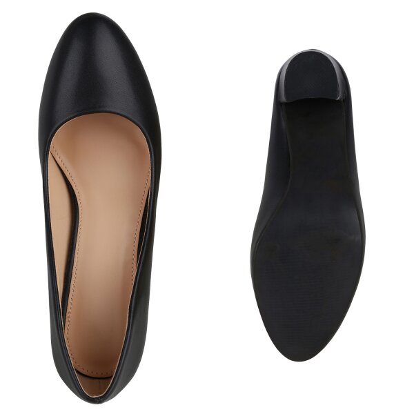 Stiefelparadies Damen Klassische Pumps in Grün Sonderangebot der Fabrik