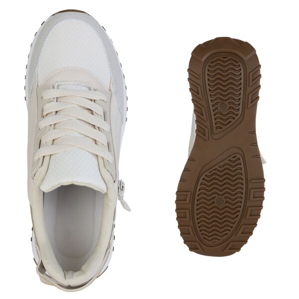 Stiefelparadies Damen Laufschuhe in Beige Online