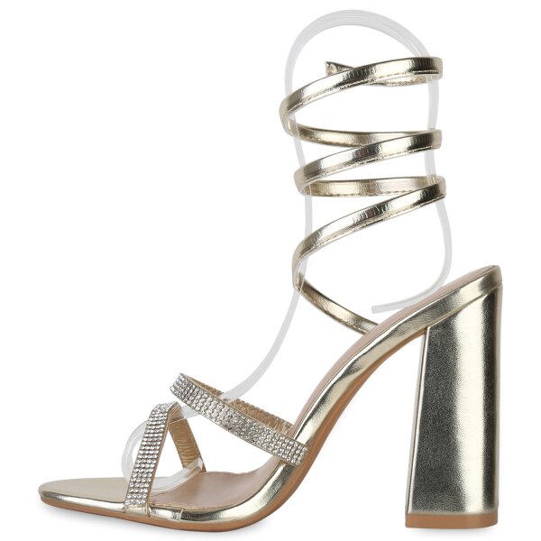 Stiefelparadies Damen High Heels in Silber Zeitlich begrenztes Angebot
